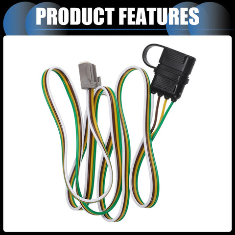 Chevrolet Equinox 4-Pin Trailer Wiring Harness Kit (2010-2017)