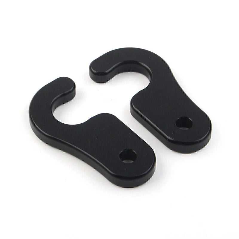 Jeep Wrangler, Gladiator Black Sun Visor Clips (2018-2023)