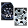 Honda 16 Pcs 12x1.5mm Black Hex Security Lock Wheel Lug Nuts