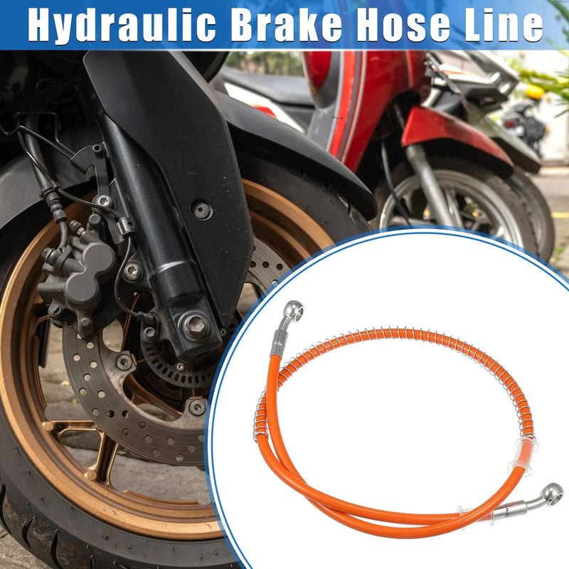 Motorcycle Hydraulic Brake Hose Line Pipeline 90cm 35.43" 10mm 0.39"
