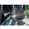 Power Folding Mini Cooper 2007-2013 Carbon Fiber Rear Mirror Cover Trim Fit