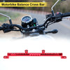 Motorcycle Balance Cross Bar Handlebars 10mm/0.39" Dia Red