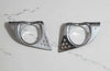 Acura TSX Sedan 2 x Chrome Front Fog Light Lamp Cover Trim (2009-2010)