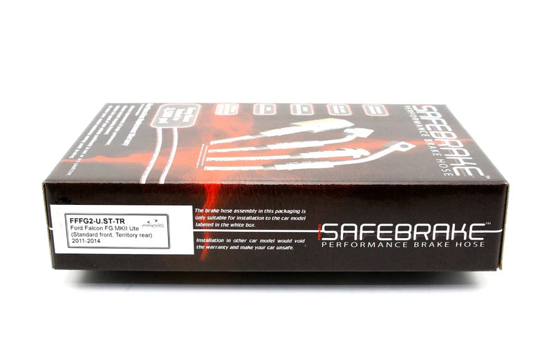 Falcon FG Ute MK-2 Standard Front Territory Rear Brake Line Kit (2011-2014)