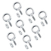 Boat RV Caravan Stainless Steel 8 x Awning Rail Stoppers Screws