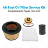 Toyota Hilux KUN26R Diesel Air Fuel Oil Filter Service Kit (2005-2015)