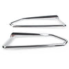 Honda Goldwing GL1800 Motor Gloss Chrome Front Light Trim Accents (2018-2023)