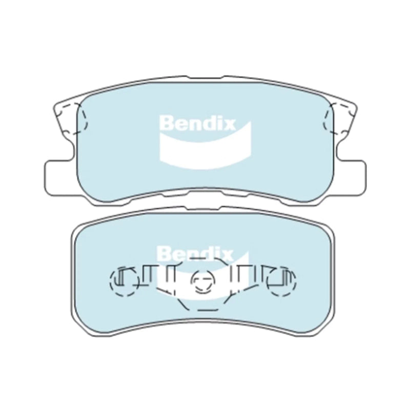 Jeep Compass HD Rear Disc Brake Pads Set (2007-2017)