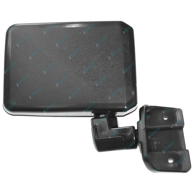 Toyota Landcruiser 1984-Onward LHS Left Passenger LH Black Door Mirror