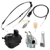 Yamaha PW50 Carburetor & Air Filter Box Throttle Choke Cable (2008–2024)