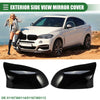 BMW F15 X5 F16 X6 2014-2017 Gloss Black () Rearview Mirror Covers
