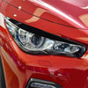 INFINITI Q50 2 x Headlight Eyelid Trim Covers Glossy Black (2014-2022)