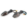 Kawasaki Ninja Pair Black Lens Motorcycle Rear Turn Signal Lights (2013-2018)
