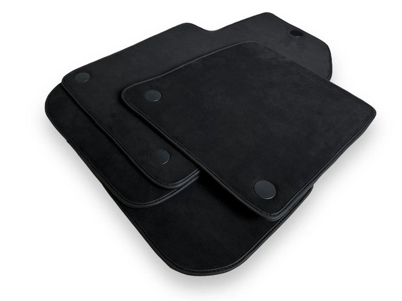 Ferrari 612 Scaglietti Black Alcantara Floor Mats (2005-2011)