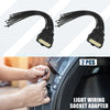 Jeep Grand Cherokee Xenon HID 2 x Light Wiring Socket Adapters (2014-2018)