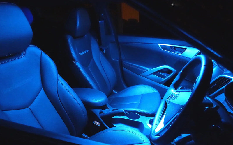 Ford PX Ranger XL XLT Icy Blue LED Interior Light Conversion Kit (2011+)