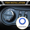Ford F-150 (2016-2021) Blue Headlight Control Switch Knob Cover Ring