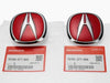 HONDA ACURA INTEGRA DC2 Type-R 2 x Front & Rear Set Red Emblem (1997–2001)
