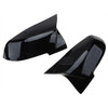 BMW F20 F21 F22 F30 F32 F36 Gloss Black Rear Mirror Cover Caps (2012+)