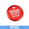 Ford Mustang (2015-2021) Red Engine Start Stop Ignition Button Cover