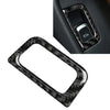 Audi A6 A7 Carbon Fiber Black Rear Trunk Switch Button Frame Trim (2012-2018)