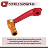 Honda CRF150F 2003-2017 - Red Orange Silver Tone Gear Shift Lever