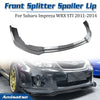 Subaru Impreza WRX STI Front Spoiler Lip Splitter Body Kit (2011-2014)