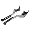 BMW R1200GS (2004-2012) R1200GS ADV Silver Extendable Brake Clutch Levers (2006-2013)