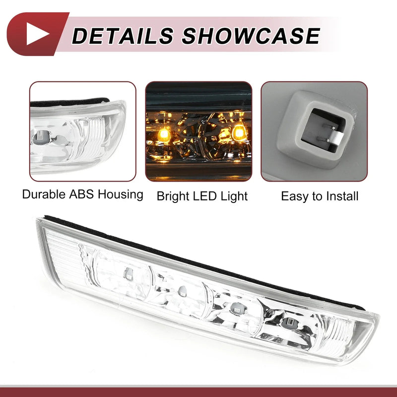 Hyundai Santa Fe Left Mirror Turn Signal Light (2013-2018)