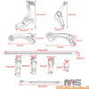 Harley Sportster XL883N Iron 48 7L1200V Chrome Forward Controls Kit (14-21)