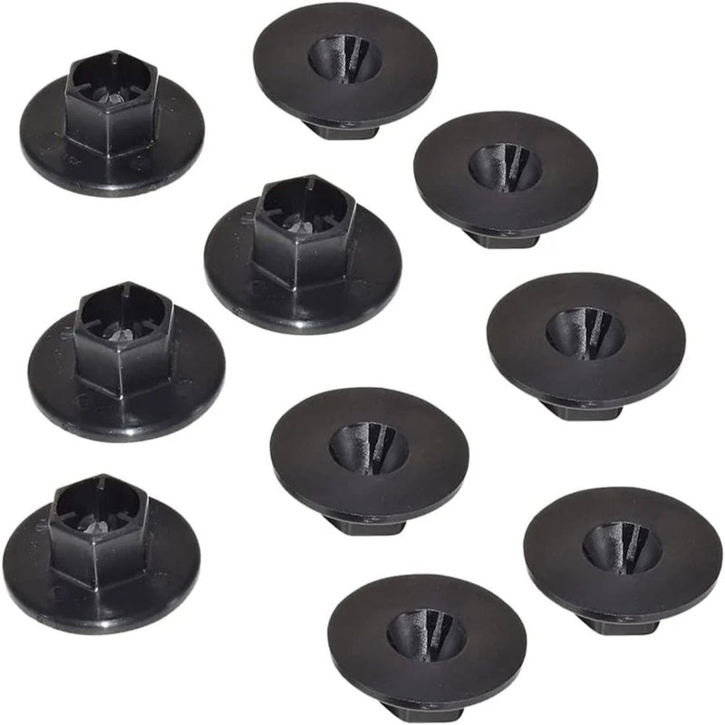 Hyundai Elantra, Kia 10 Pcs Bumper Splash Shield Nuts (2011-2016)