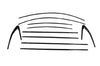 Chevrolet Malibu Steel Glossy Black Window Side Molding Cover Trim (2016-2024)