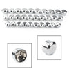 Harley Chrome 10 x CNC Inner 9/11/13mm Schrauben Bolt Topper Caps Covers