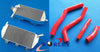 Yamaha YZ450F Aluminum Radiator + Blue Hose (2010-2013)