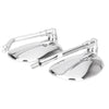 Make & Model 2 x 10mm Chrome Thread Oval Side Mirrors