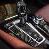 BMW F10 5 Series Carbon Fiber Gear Shift Box Panel Cover Trim (2011-2017)