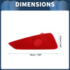 Ford Focus Sedan 2019-2020 Red 1 x Rear Left Bumper Reflector