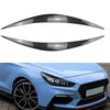 Hyundai I30 I30N MK3 2 x Headlight Eyelid Covers (2017-2019)