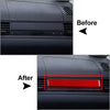 BMW 3 Series Carbon Fiber Red Dashboard Panel Cover Trim (1991-1999)