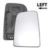 Mercedes Sprinter Left Upper White Mirror Glass w/ Back Non-heated (2006-2011)
