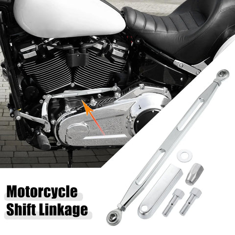 Harley-Davidson Lever Gear Shift Linkage 2-hole Silver Tone (1980–2022)