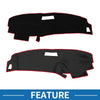 Ford Ranger 1989-1994 Sun Protector Pad Black Red Dashboard Cover Mat