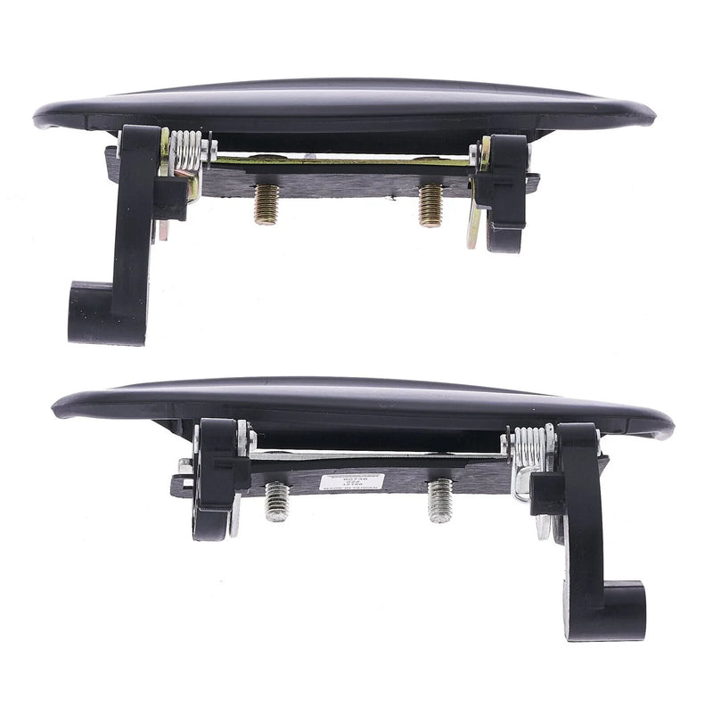 Kia Rio 4pc Front Rear Left & Right Outer Door Handle Black (2002–2005)