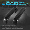 Ford F-150 F-250 F-350 4 x Gloss Black Door Handle Covers (2015-2023)