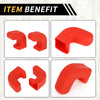 Jeep Wrangler JK JL Gladiator TJ 2 x Car Bumper Tow Hook Covers (2007-2023)