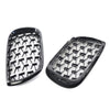 BMW E46 2002-2005 Front Grille Diamond Meteor Style Trim Black