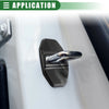 BMW 1 Series 2 Series X5 Black 4 x Car Door Latch Lock Cover Protectors
