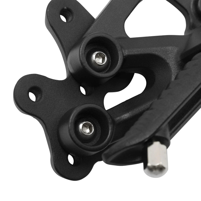 Suzuki GSXR600 GSXR750 Black Rider Driver Footrests Bracket (2006-2010)