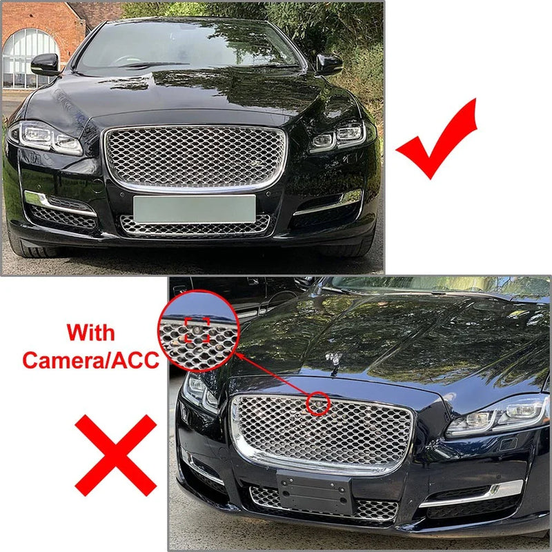 Jaguar XJ Glossy Black Upper Grill Radiator Grille (2010-2015)