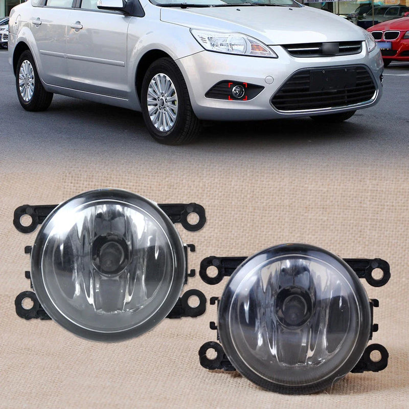 Acura Honda Ford Suzuki Right & Left Fog Lights + H11 Bulbs 55W